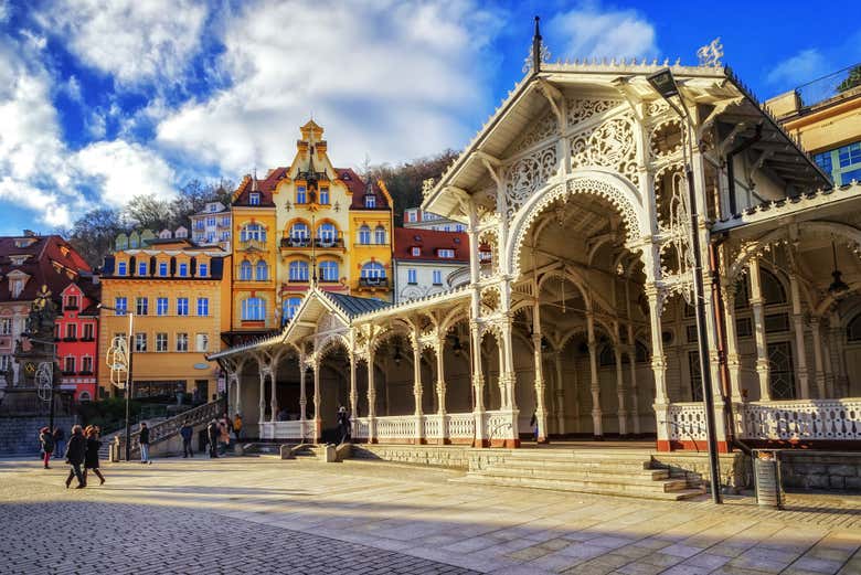 Esplorando il centro storico di Karlovy Vary