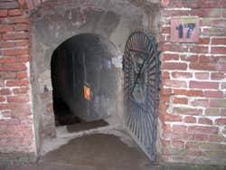 Terezín, ingresso nel tunnel 17